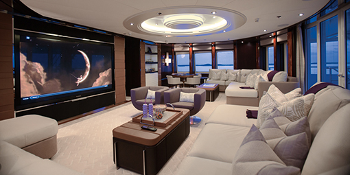 Yacht TV systems